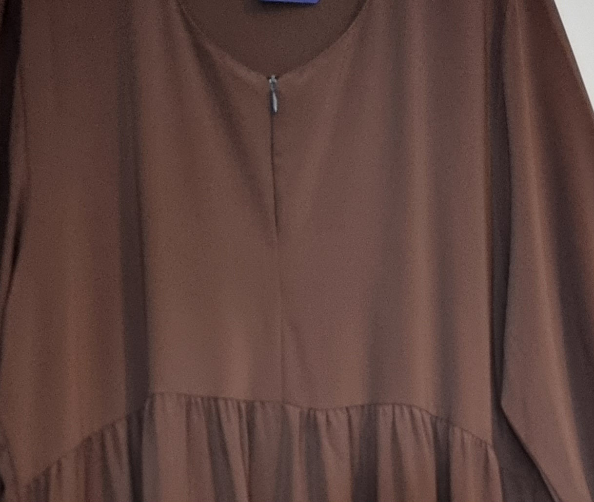 ROBE DE PRIÈRE SOIE DE MEDINE - MARRON Mysthara