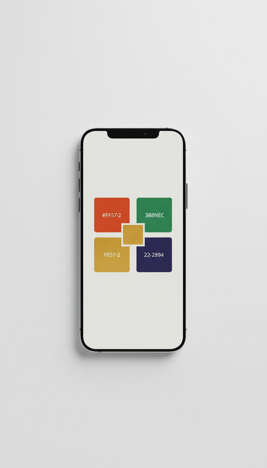 Smartphone de vote bois et natte tressée