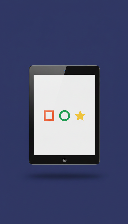 Tablette de vote digitale bleu indigo