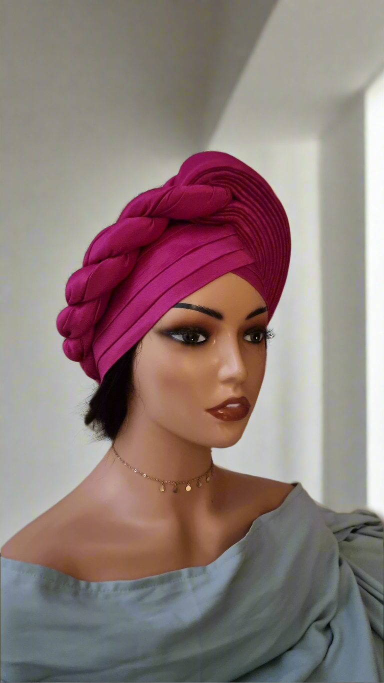 TURBAN TRESSÉ SOIE