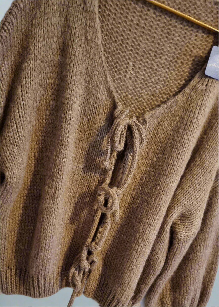 CARDIGAN NOEUD EN MAILLE Mysthara