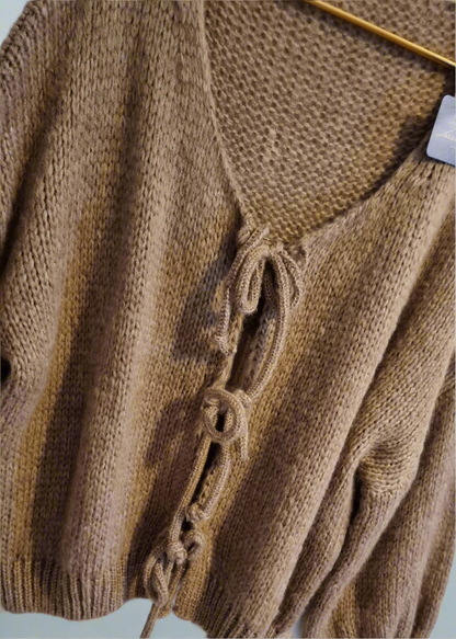 CARDIGAN NOEUD EN MAILLE Mysthara