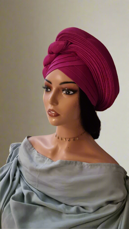 TURBAN TRESSÉ SOIE
