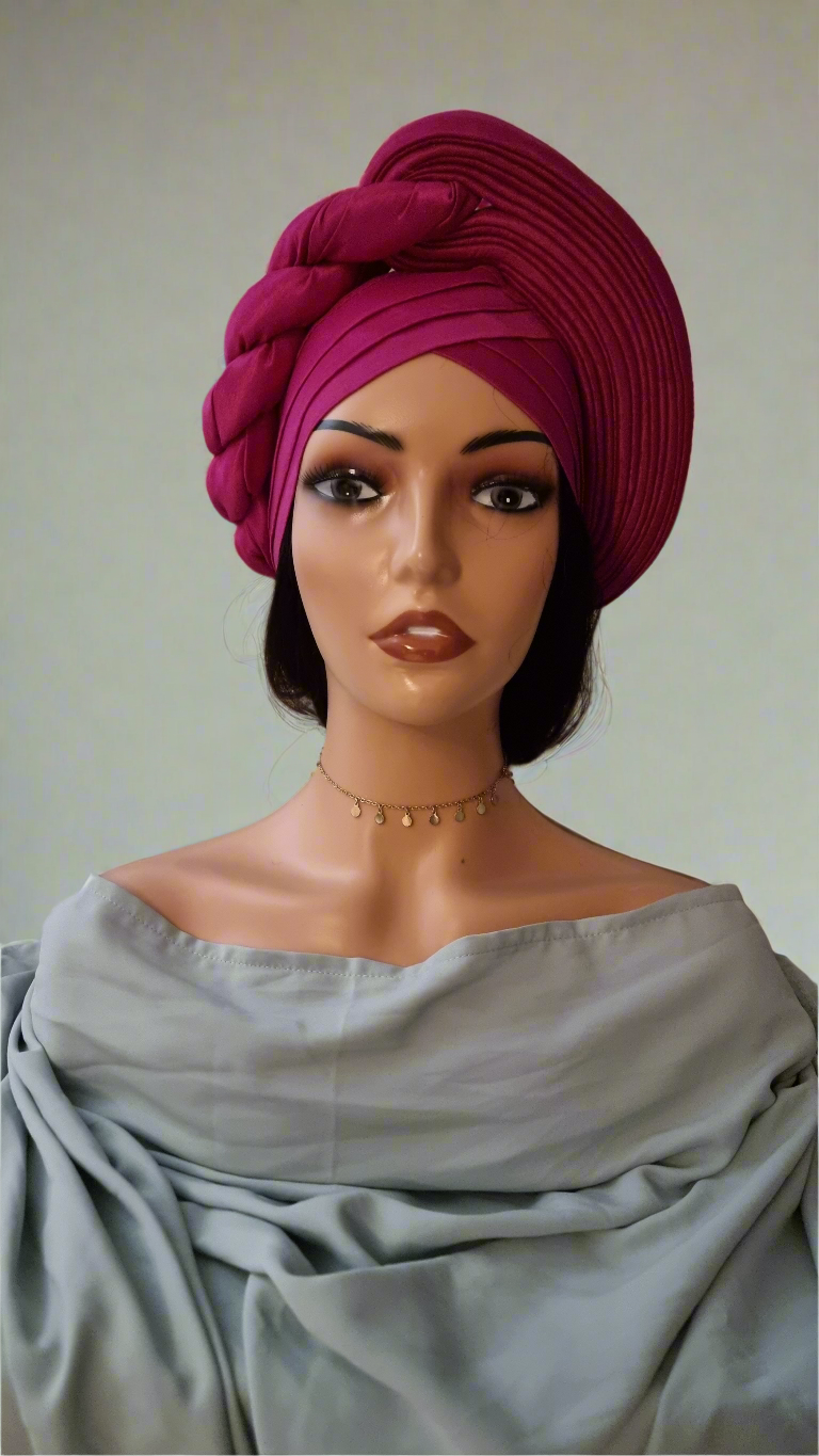 TURBAN TRESSÉ SOIE