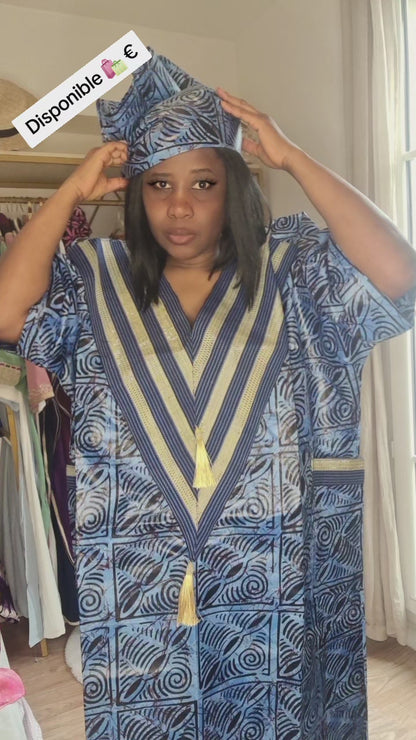 BOUBOU ÉLÉGANCE KAMPALA BAZIN & ASOKÉ