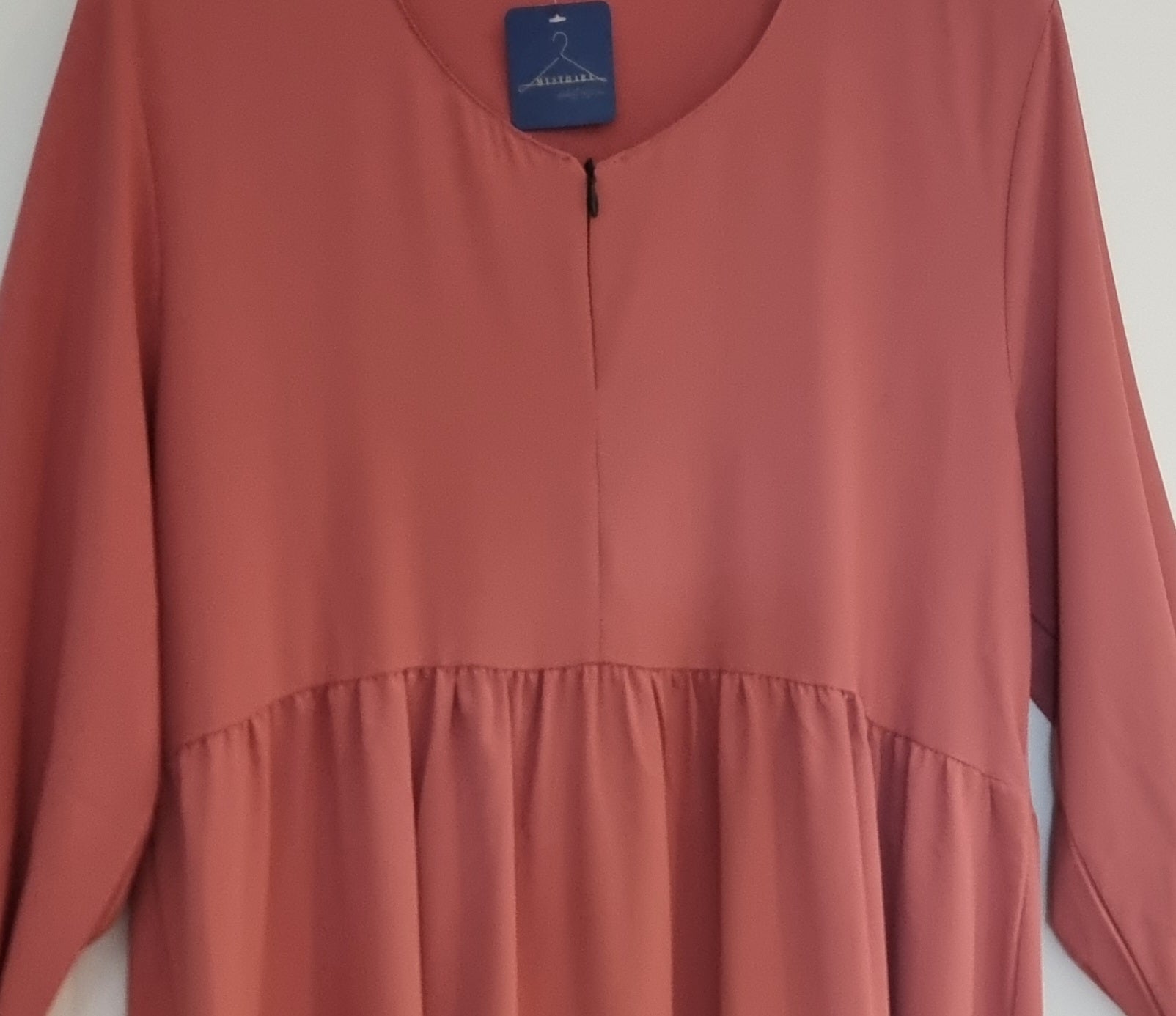ROBE DE PRIÈRE SOIE DE MEDINE - ROSE TERRACOTTA Mysthara