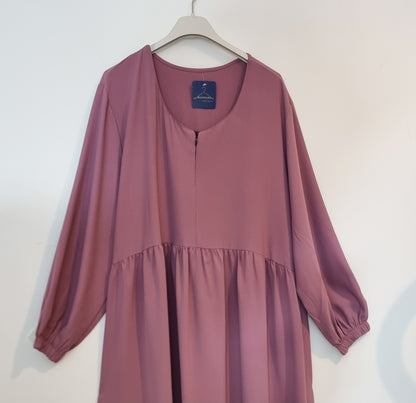 ROBE DE PRIÈRE SOIE DE MEDINE - MAUVE Mysthara