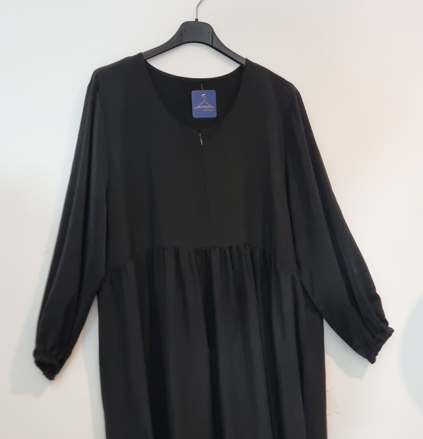 ROBE DE PRIÈRE SOIE DE MEDINE - NOIR Mysthara